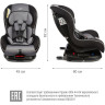 Удерживающее устройство для детей SIGER Наутилус ISOFIX серый, гр. 0+/I, 0-18 кг, 0-4 лет KRES0195