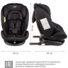 Удерживающее устройство для детей SIGER Престиж ISOFIX, гр.0+/ I/II/III, оникс KRES3727
